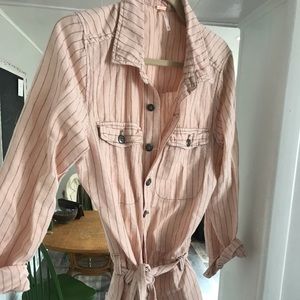 Free people pink romper